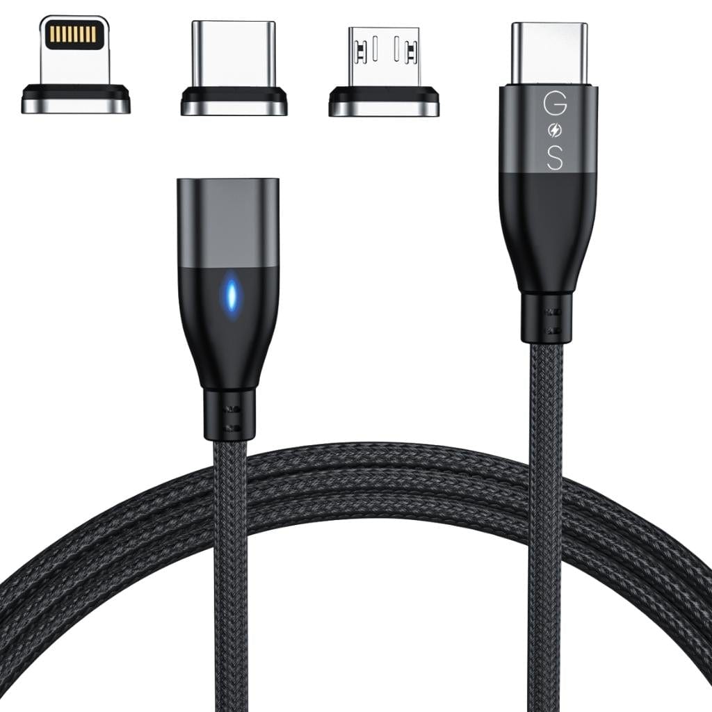 MagShark 60W USB-C Fast Charging Cable (+3 Tips)