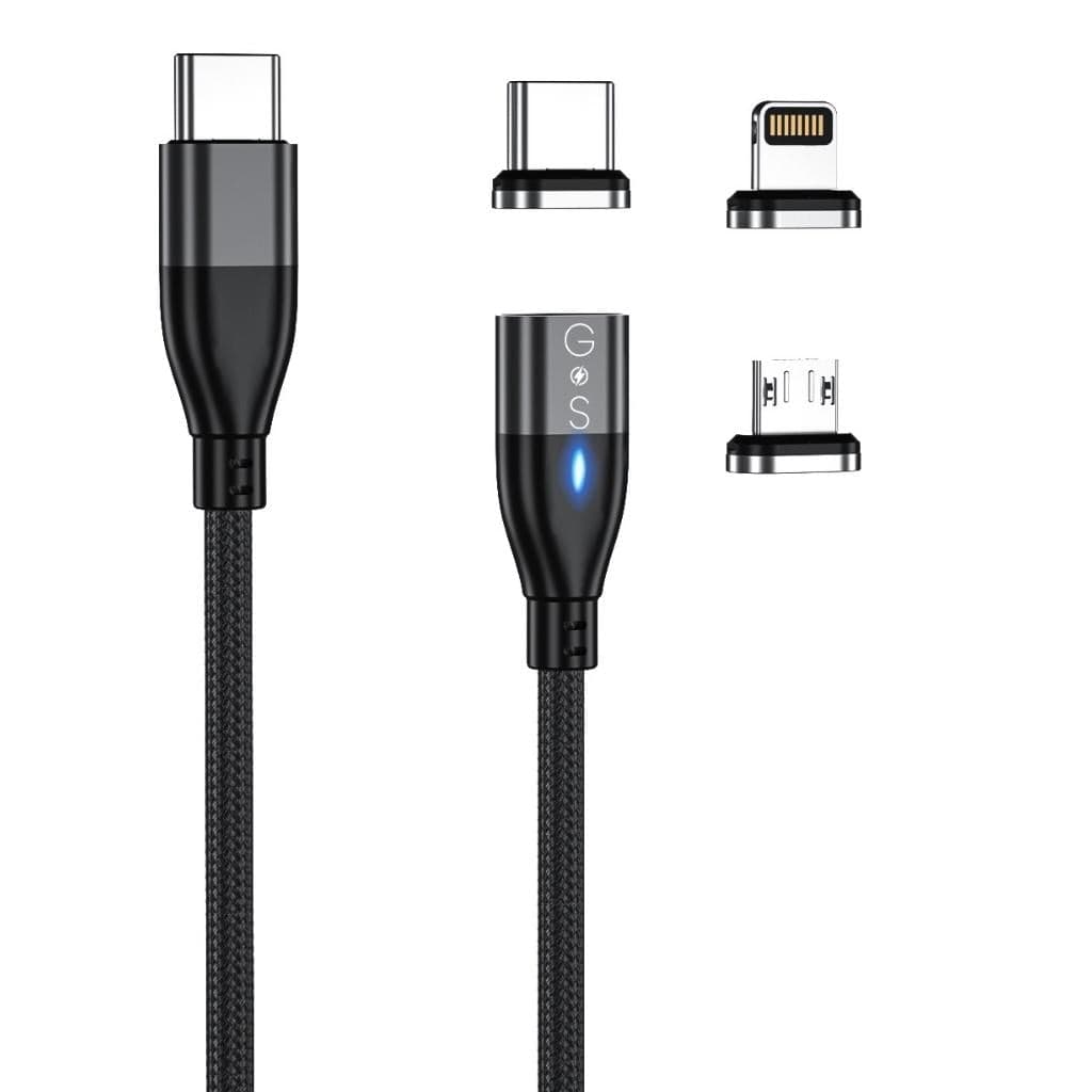 MagShark 60W USB-C Fast Charging Cable (+3 Tips)